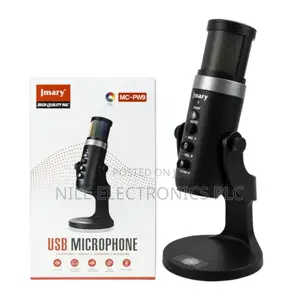 Original Jmary Mc-Pw9 RGB Microphone for Podcasting Gaming Streaming