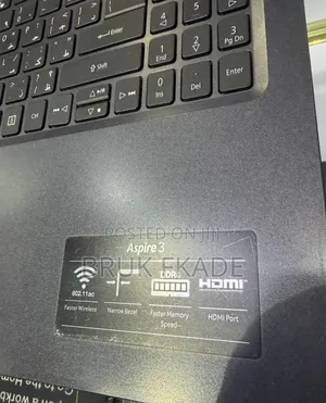 New Laptop Acer Aspire 3 8GB Intel Core i7 SSD 1T
