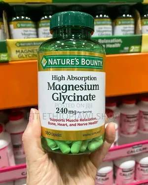 Magnesium Glycinate (240mg, 180 Capsules) – Imported From Usa
