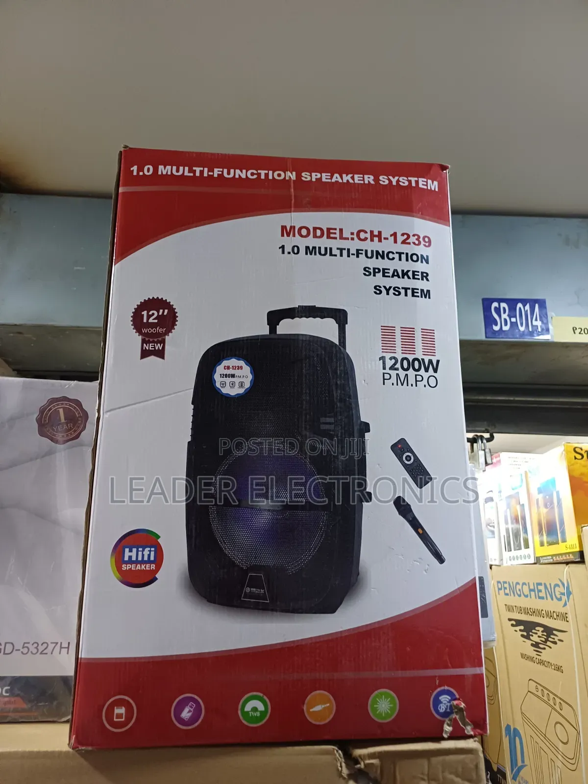 Max 1.0 Multi-functional Speaker System 1200w – Powerful Audio
