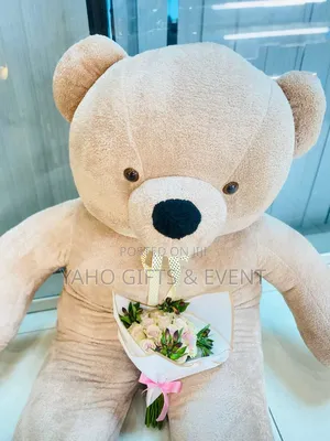 3xl Brown Teddy Bear With Gift