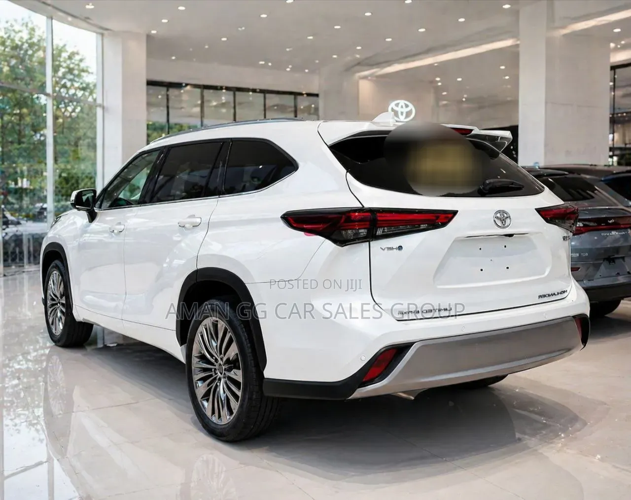 New Toyota Highlander Hybrid 2025 White