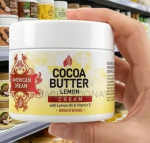 American Dream Cocoa Butter Lemon Cream - Brightening Hydrating