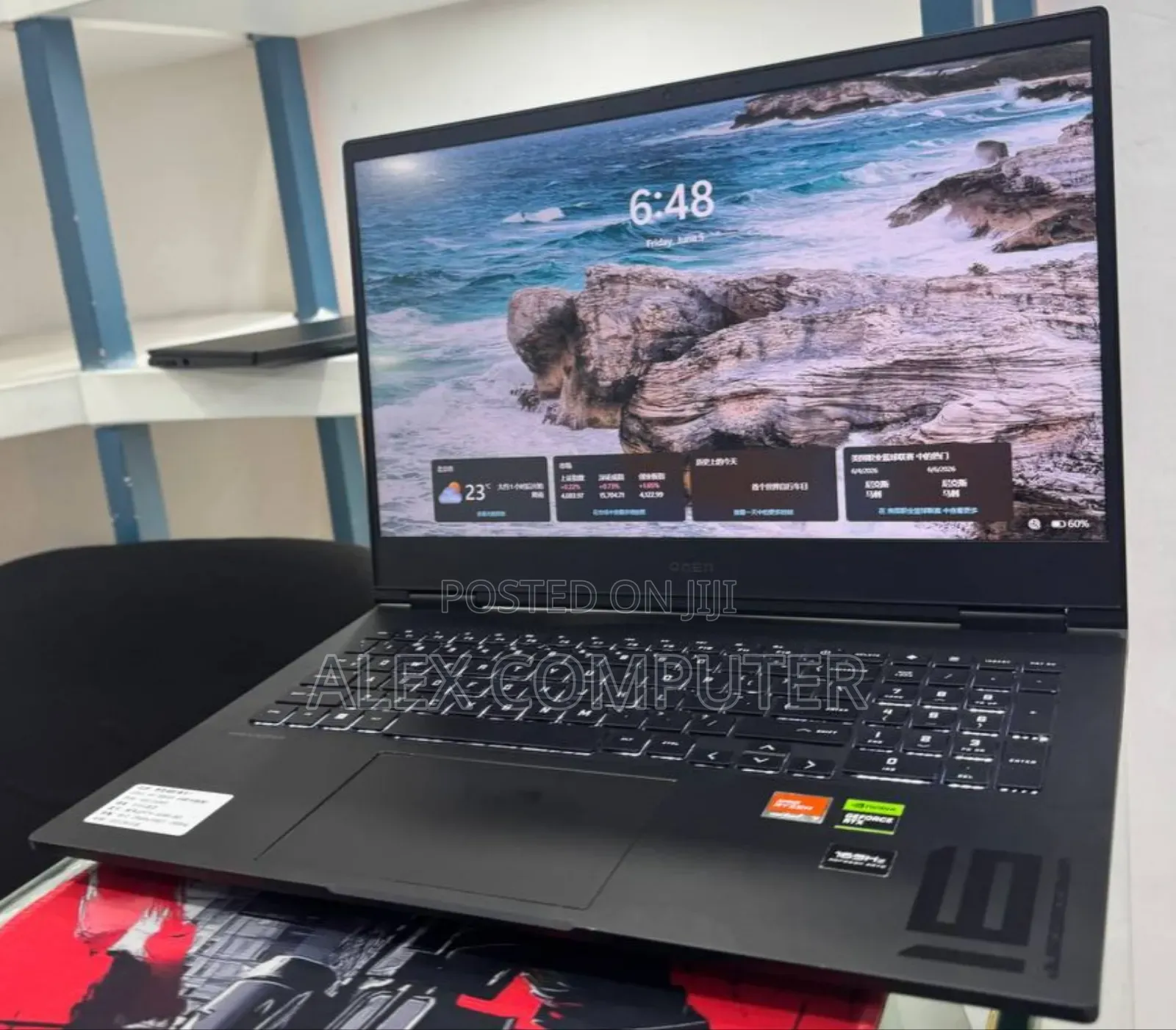 New Laptop HP Omen 15 16GB AMD Ryzen 7 SSD 512GB