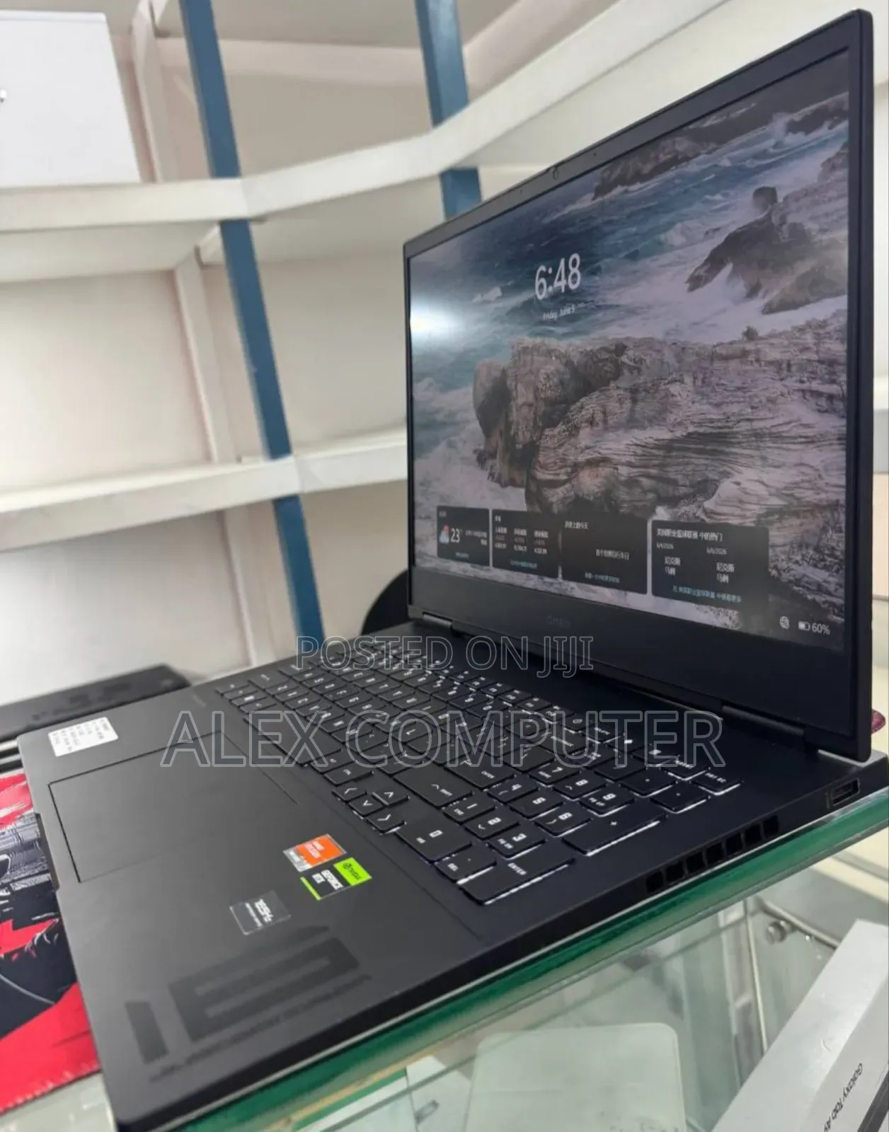 New Laptop HP Omen 15 16GB AMD Ryzen 7 SSD 512GB