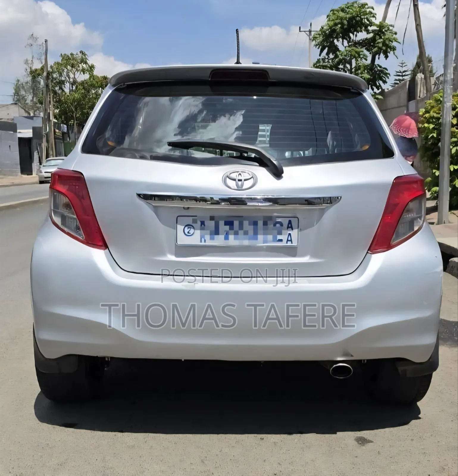 Toyota Yaris 2012 Silver