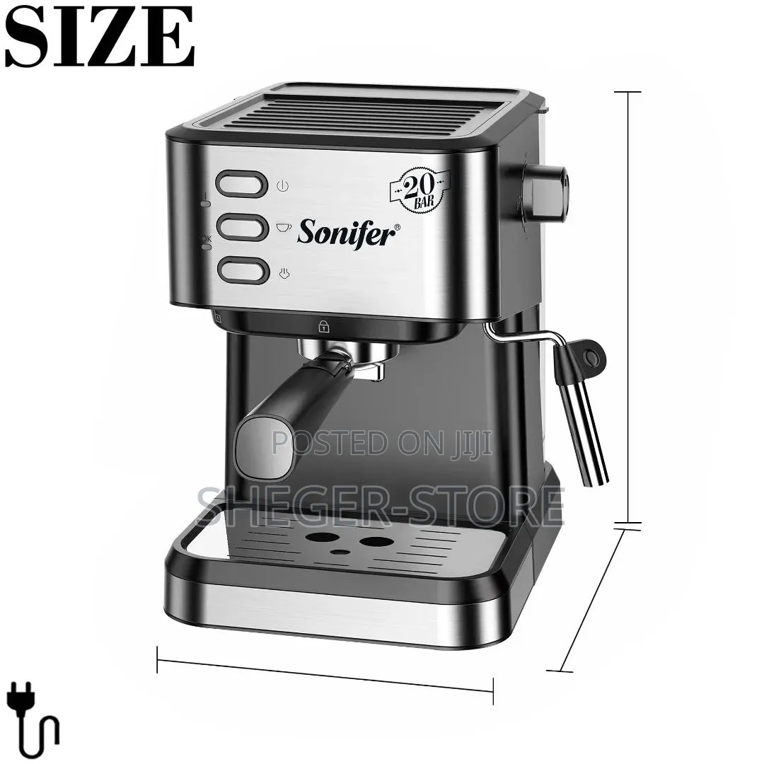 Brand New High Class Sonifer Espresso Coffee Maker የየስቲም ቡና ማፎሊየ