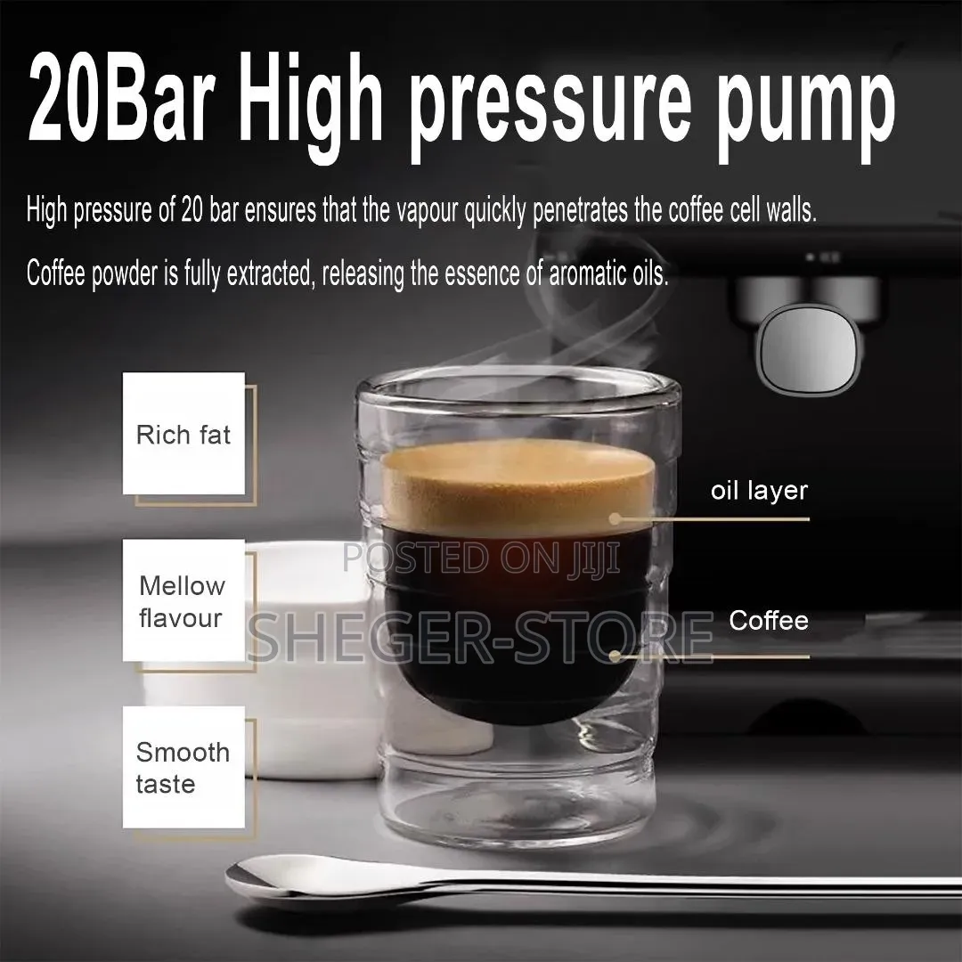 Brand New High Class Sonifer Espresso Coffee Maker የየስቲም ቡና ማፎሊየ
