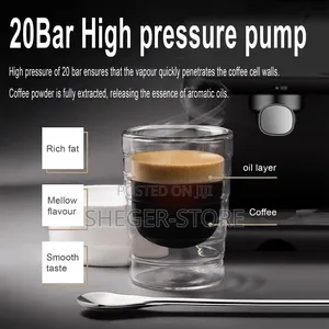 Brand New High Class Sonifer Espresso Coffee Maker የየስቲም ቡና ማፎሊየ