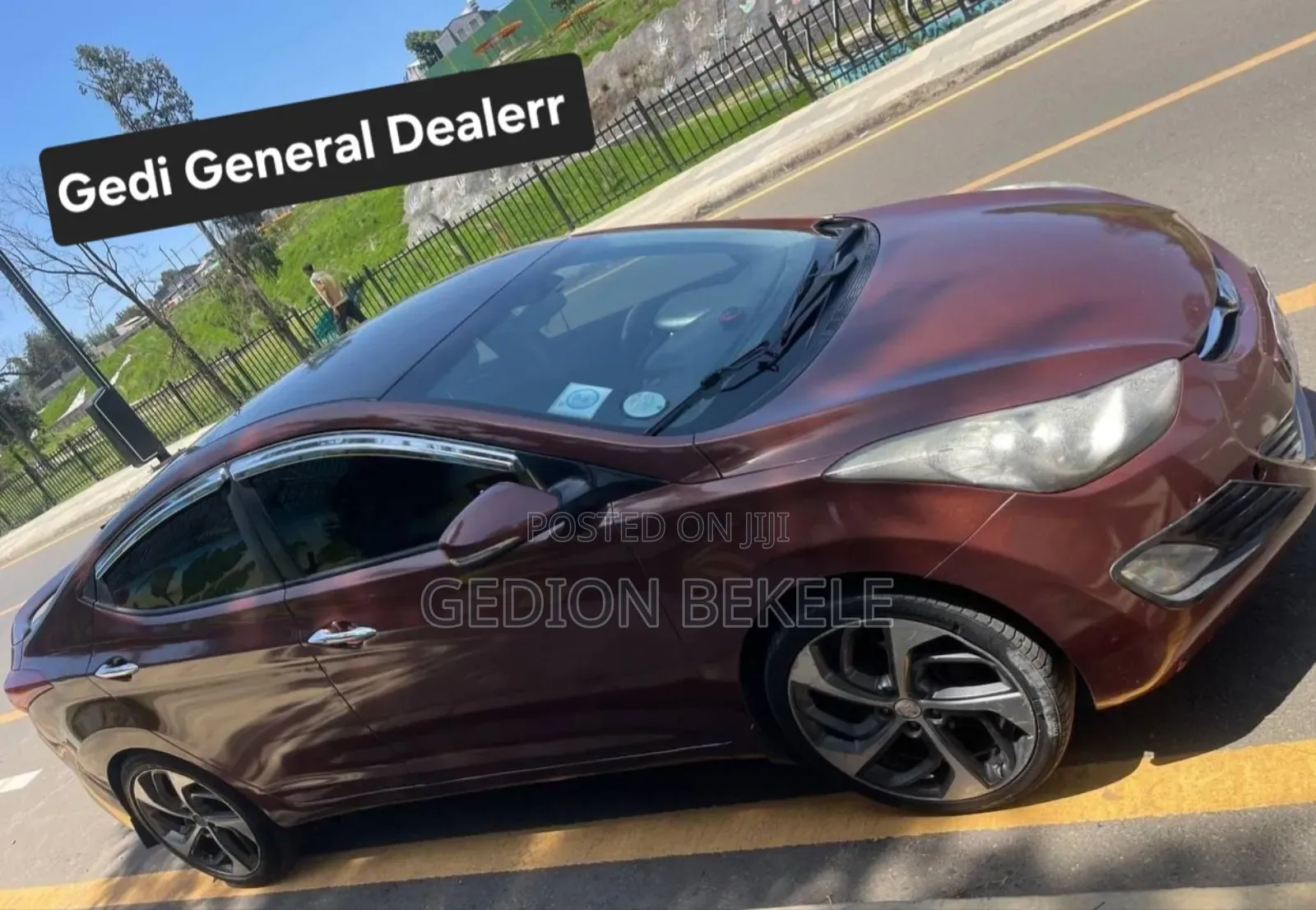 Hyundai Avante 2013 Burgundy