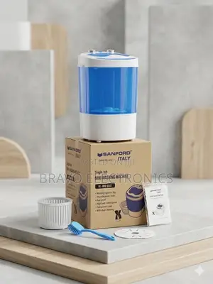 Sanford Italy 3kg Mini Washing Machine | Shoe Brush Included |