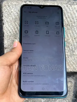 Infinix Smart 6 32 GB Blue