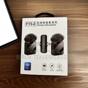 F15-2 Dual Noise Cancelling Wireless Microphone for iPhone/Type C