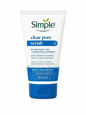 Simple Clear Pore Scrub – 150ml