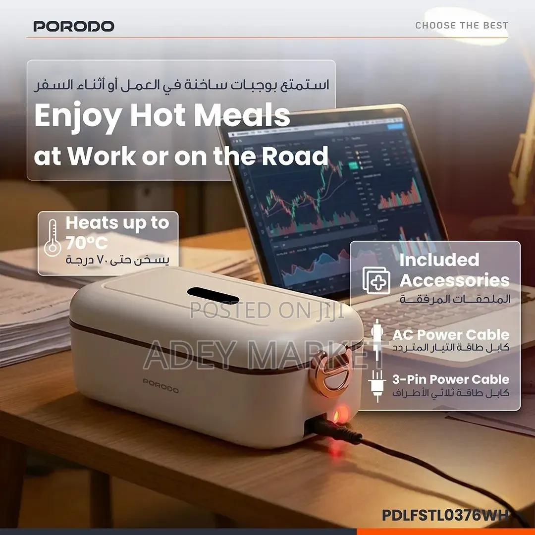 Porodo Lunchmate Dual Mode Electric Lunch Box