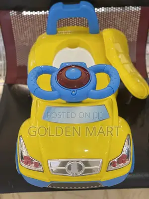 Premium Yellow Kids Ride-on Toy Car |