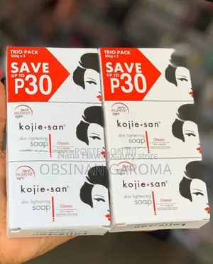 Kojie San Skin Lightening Soap Classic Trio Pack.