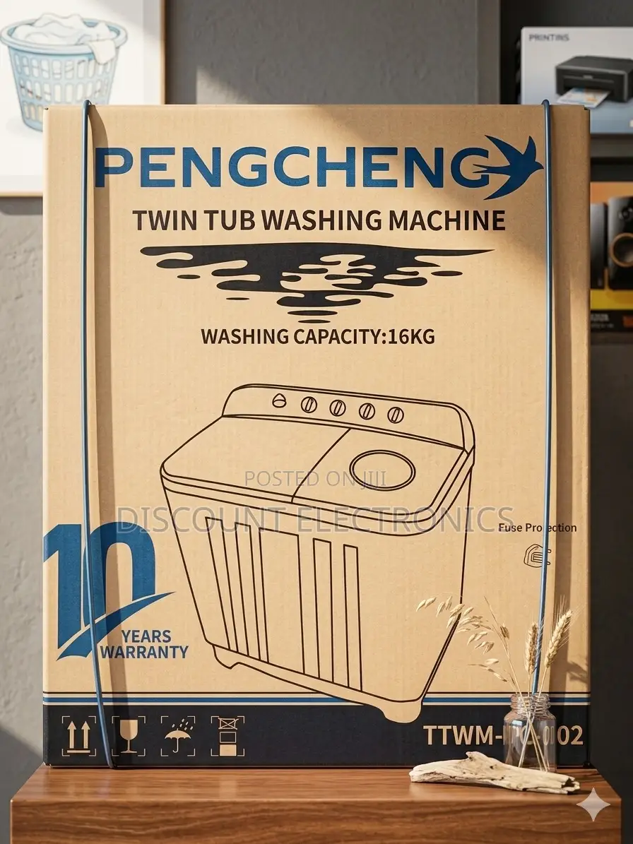 Pengcheng 16kg Twin Tub Washing Machine 10 Years Warranty