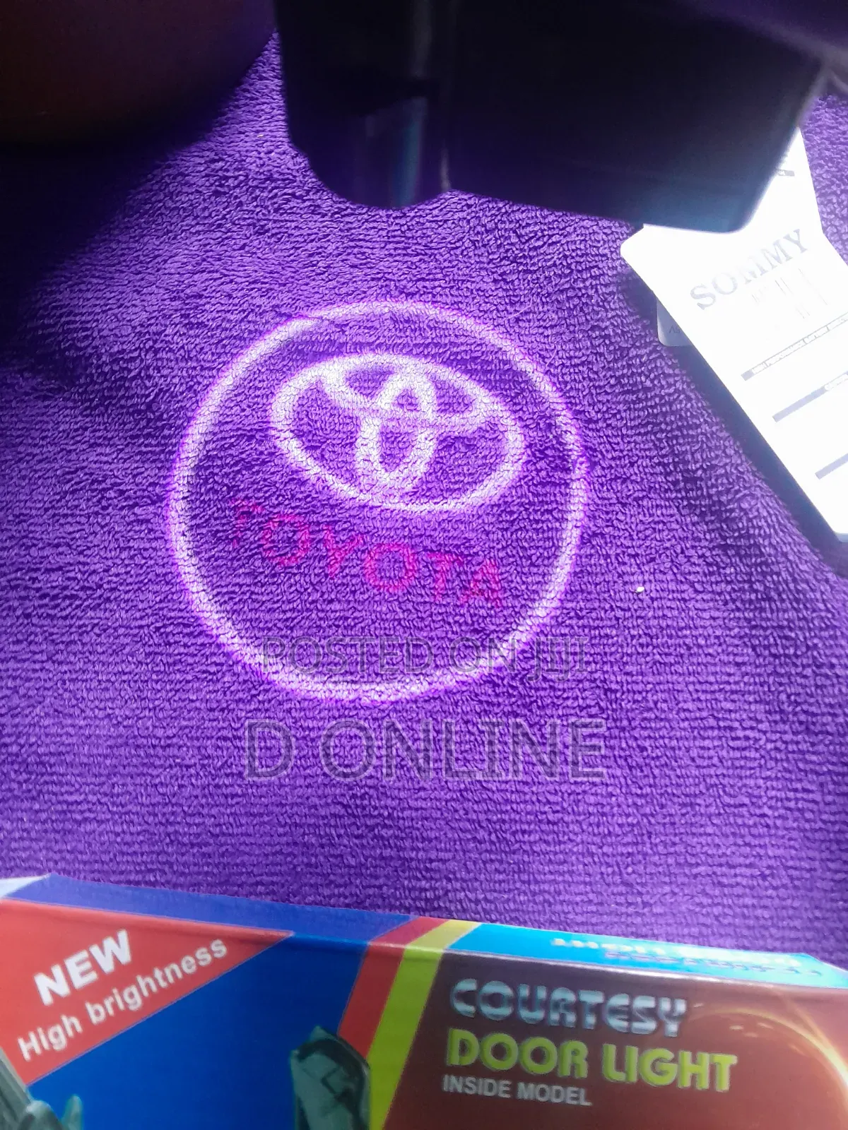 Car Door Toyota Logo Light