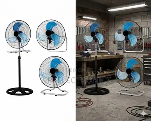 Standing Fan 3-in-1 Adjustable Industrial Pedestal and Floor Fan