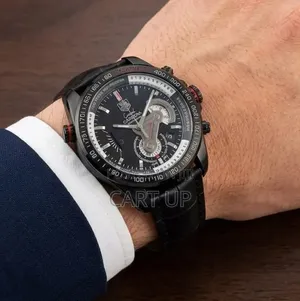 Leather Belt Tag Heuer Men's Watch