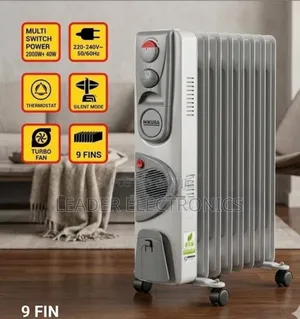 Nikura Oil Heater 9 Fin – Powerful, Safe Energy Efficient Heating