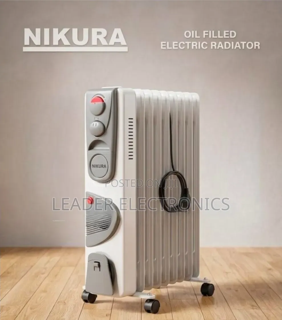 Nikura Oil Heater 9 Fin – Safe, Efficient Comfortable Heating