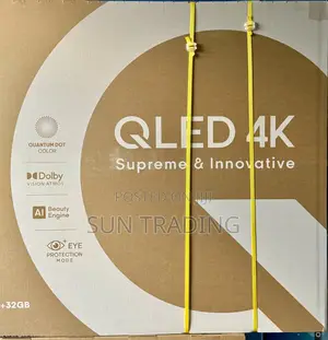 Syinix 65” Qled Google Frameless Television