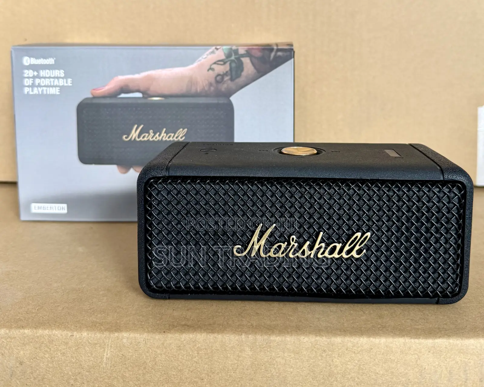 Marshall Emberton 360 Portable Bluetooth Speaker