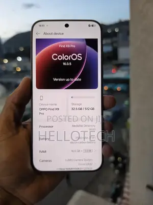 New Oppo Find X9 Pro 512 GB Silver