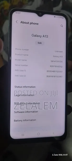 New Samsung Galaxy A13 128 GB Green