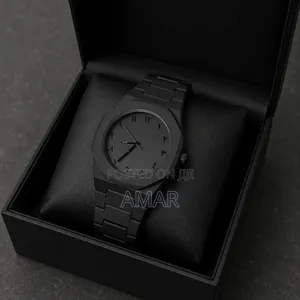 Black Arabic Aura Watch 2025 – Premium Edition