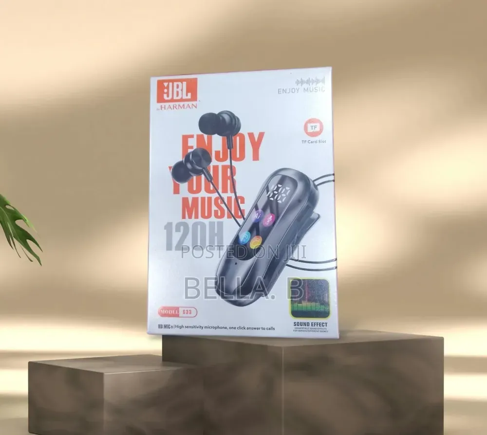 JBL S33 Wireless Earphone – Fast Bluetooth Pairing.