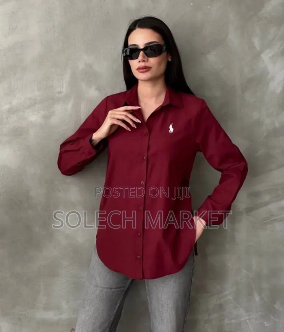 Red Button-Down Shirt Is a Polo Ralph