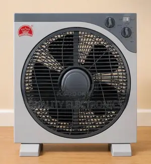 Crown 12′′ Box Fan – Compact Size, Powerful Cooling!