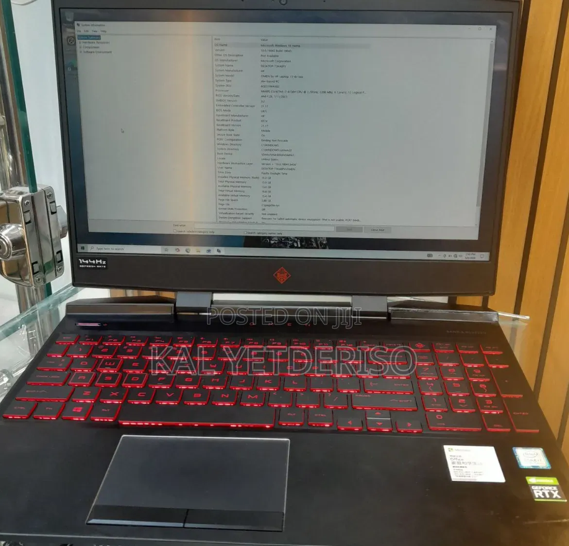 New Laptop HP Omen Pro 16GB Intel Core i7 SSD 512GB