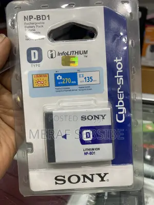 Original Sony Np-Bd1 Cyber-Shot Camera Batte