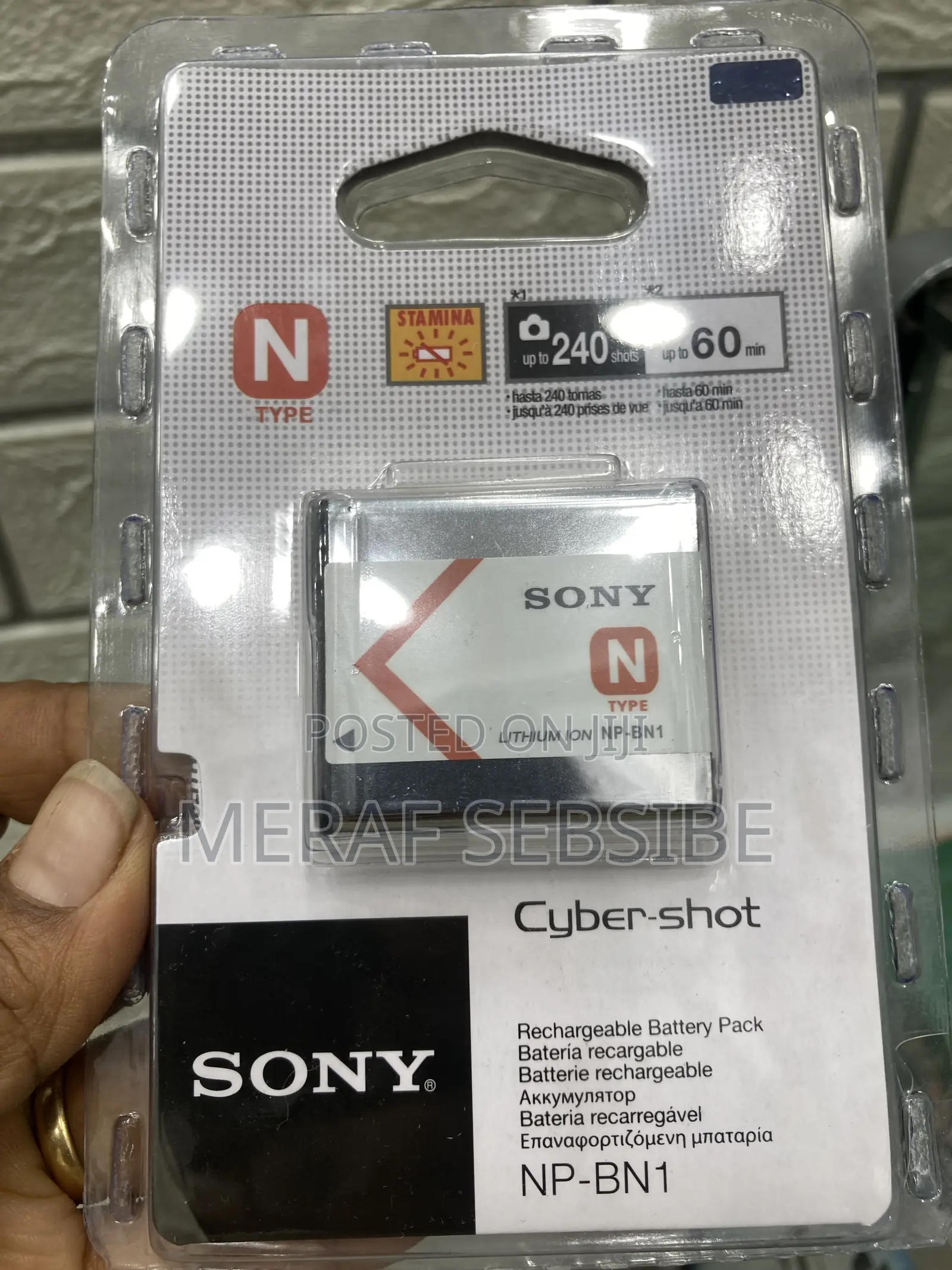 Original Sony Np-Bn1 Cyber-Shot Camera Batter