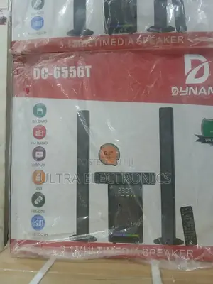 Dynamic Dc-6556t 3.1 Multimedia Speaker System Featuring a Subwoofer,