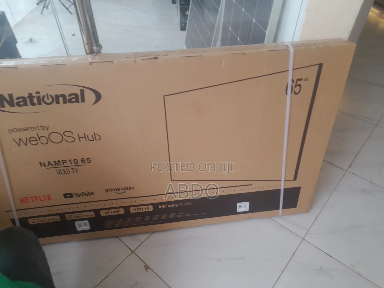 National Smart Tv 65 inches Webos Framless 2026 Quality Tv Hifi Speaker Yo
