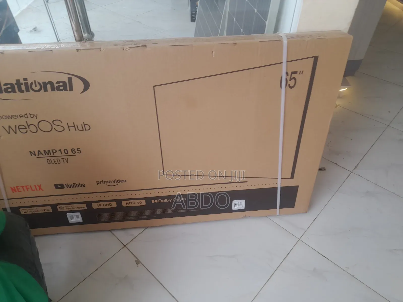 National Smart Tv 65 inches Webos Framless 2026 Quality Tv Hifi Speaker Yo