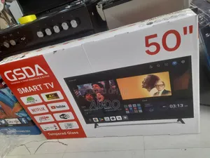 Gsda Smart Tv 50 inches Andraid Doubel Gelass Hifi Speaker