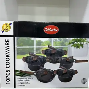 Bakhsehie 10 Pcs Granite Cookware Set