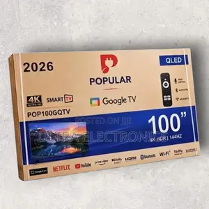 100-Inch Popular Qled Smart Tv With Resolution 144hz Refresh