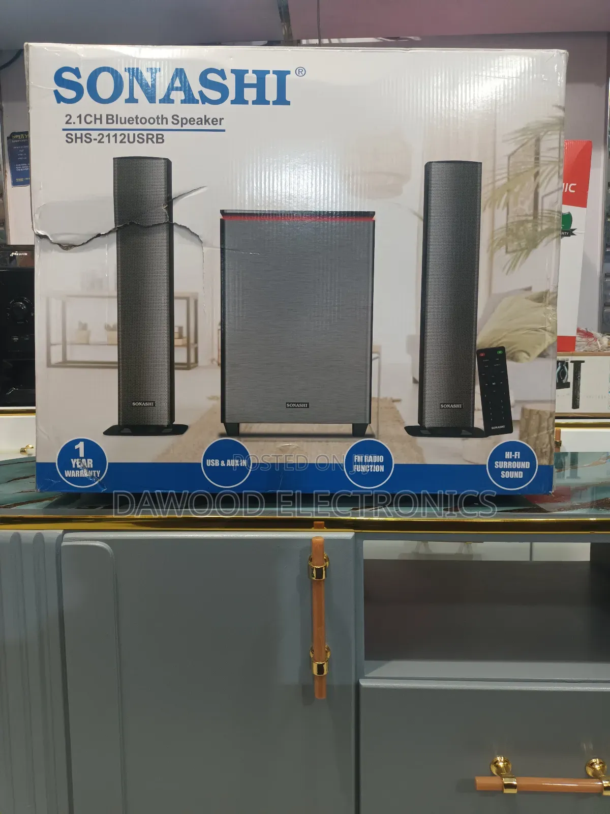 Sonashi 2.1ch Bluetooth Speaker