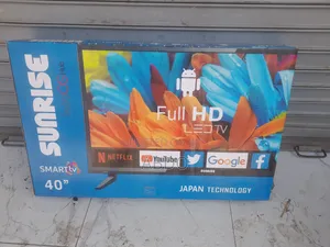 Sunrise Smart Tv 40 Inch Doubel Gelass Hifi Speaker New