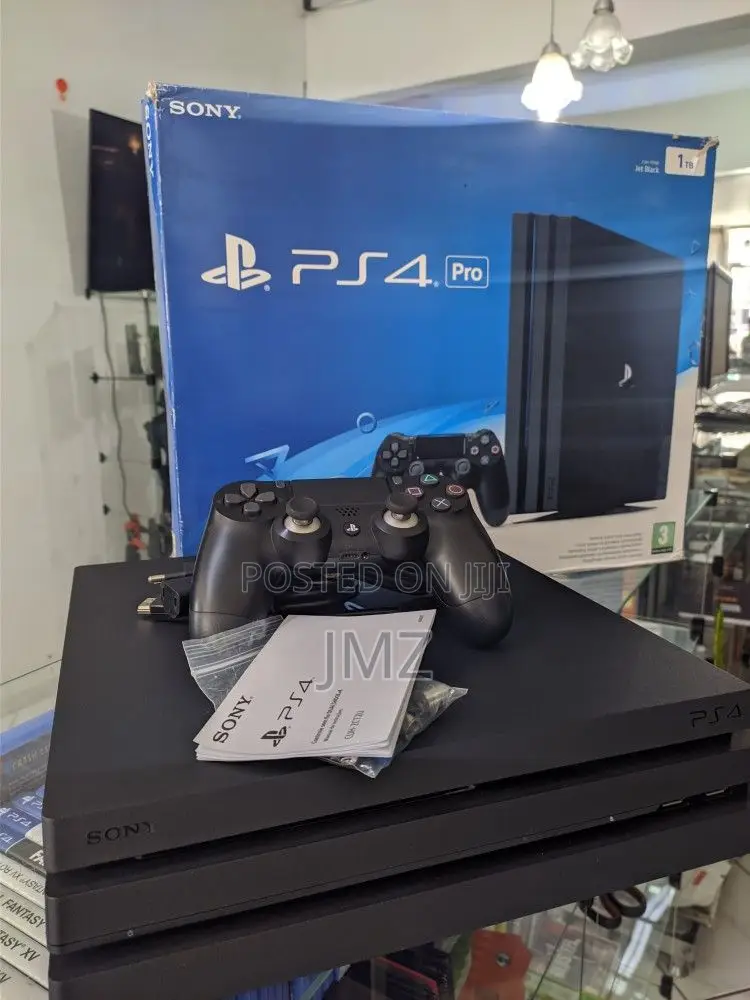 Ps4 Pro With 5 Games Including Fc 26 2 Original Joysticks