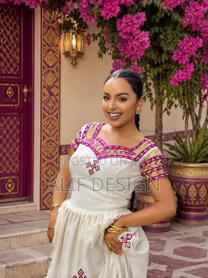 Purple Habesha Dresses Habesha Kemis Traditional Clothes