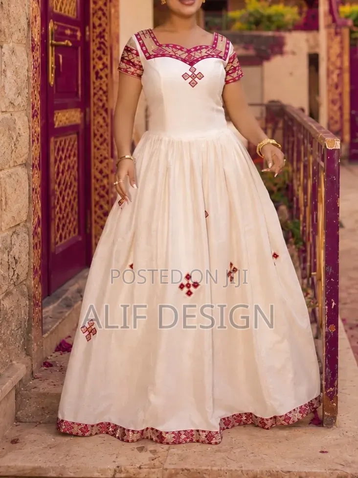 Purple Habesha Dresses Habesha Kemis Traditional Clothes
