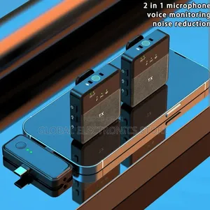 Clear Sound Dual Wireless Mic – ለ Tiktok, Youtube, Facebook!